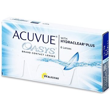 Acuvue Oasys with Hydraclear Plus (6 čoček) dioptrie: -1.00, zakřivení: 8.40 (733905562624)