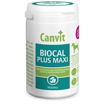 Canvit Biocal Plus MAXI ochucené pro psy 230g (8595602531455)