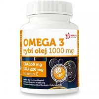 Omega 3 Rybí olej 1000mg EPA330mg/DHA220mg cps.60(3957090)