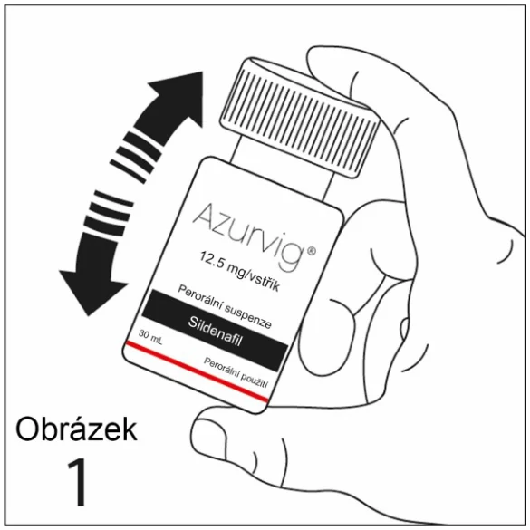 A hand holding a bottle of medicine
Description automatically generated