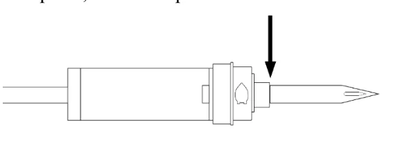 A white outline of a cigarette

Description automatically generated