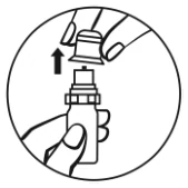 A close-up of a hand holding a bottle
Description automatically generated